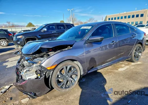 2020 Honda Civic Sport from USA, damaged, VIN 19XFC2F89LE000049